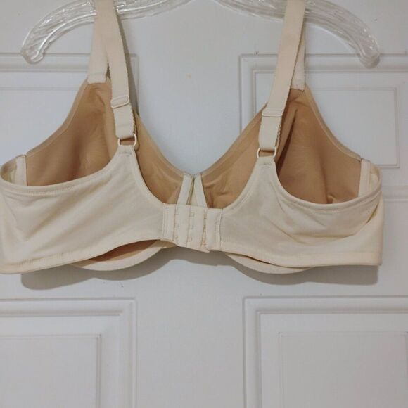 Bali Bra 42D Beauty Lift & Smoothing Underwire DF 6563 Cream Silky Soft Support - Picture 3 of 9